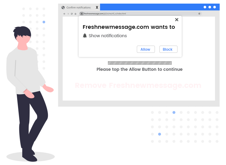 Freshnewmessage.com browser hijacker