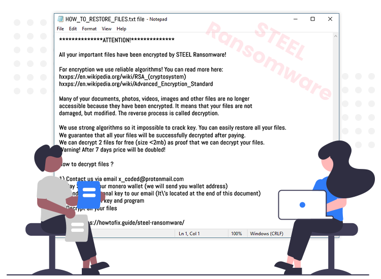 STEEL ransomware