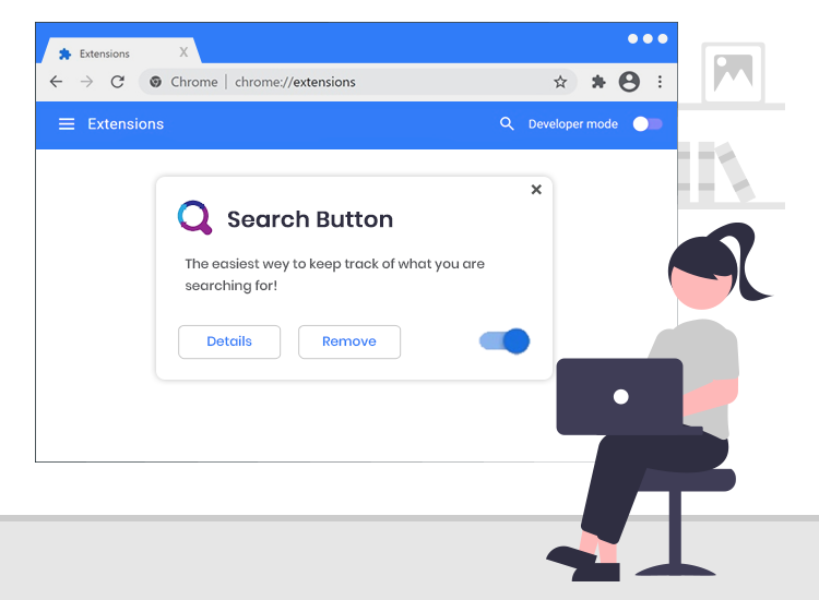 Search-Button-Browser-Hijacker